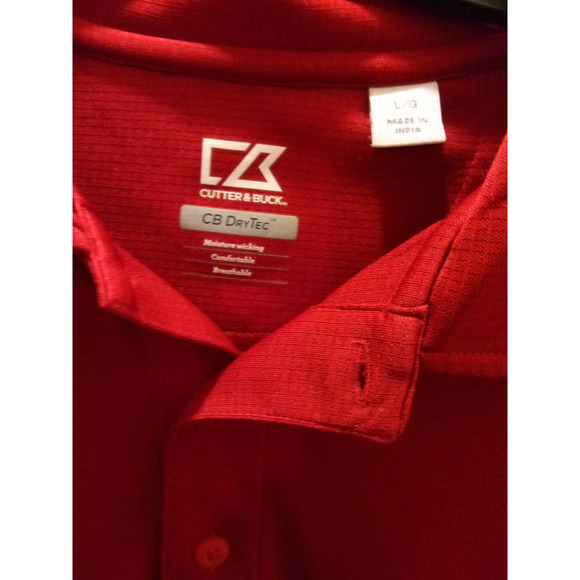 Coca Cola Cutter and Buck Dry Tec Polo Size Large - Picture 3 of 5